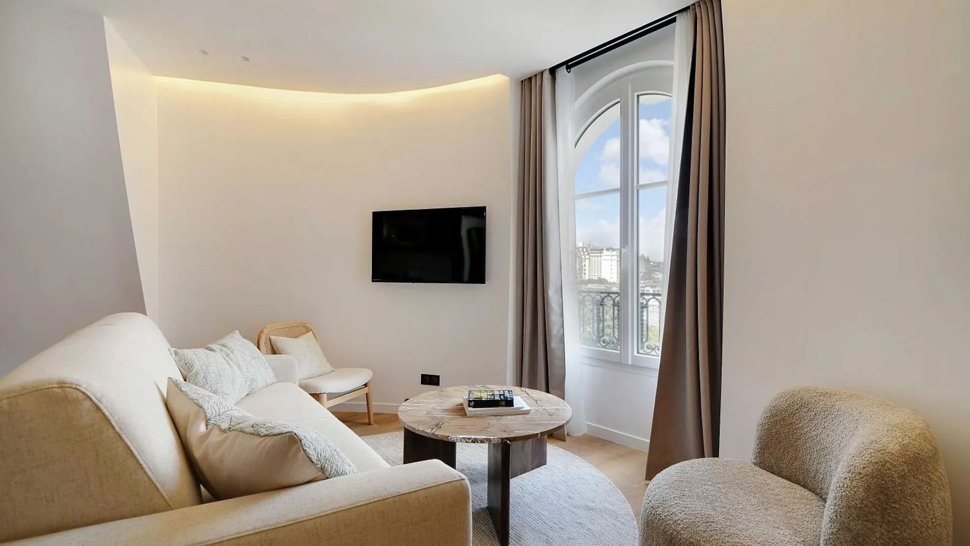 Modern Apt -1Br For 4P - View Eiffel Tower - Trocadero باريس