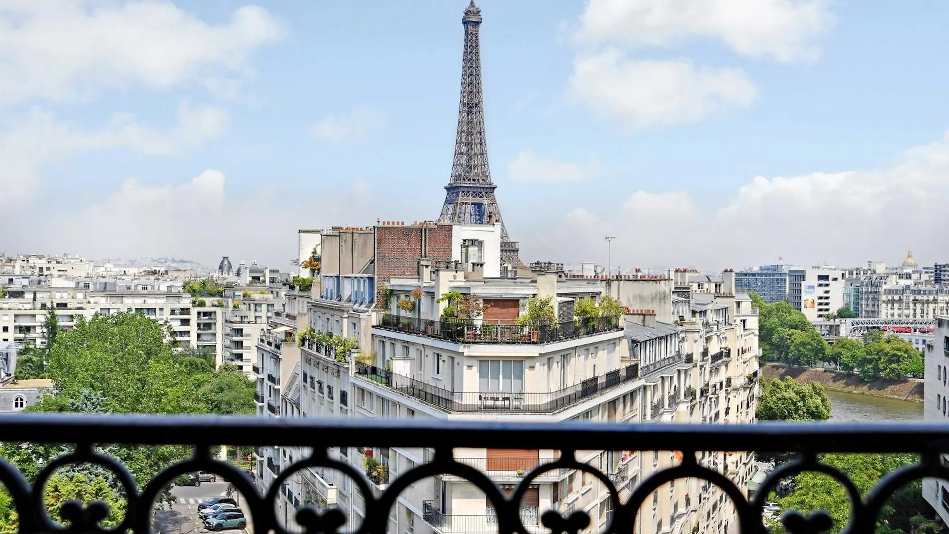 Modern Apt -1Br For 4P - View Eiffel Tower - Trocadero باريس فرنسا